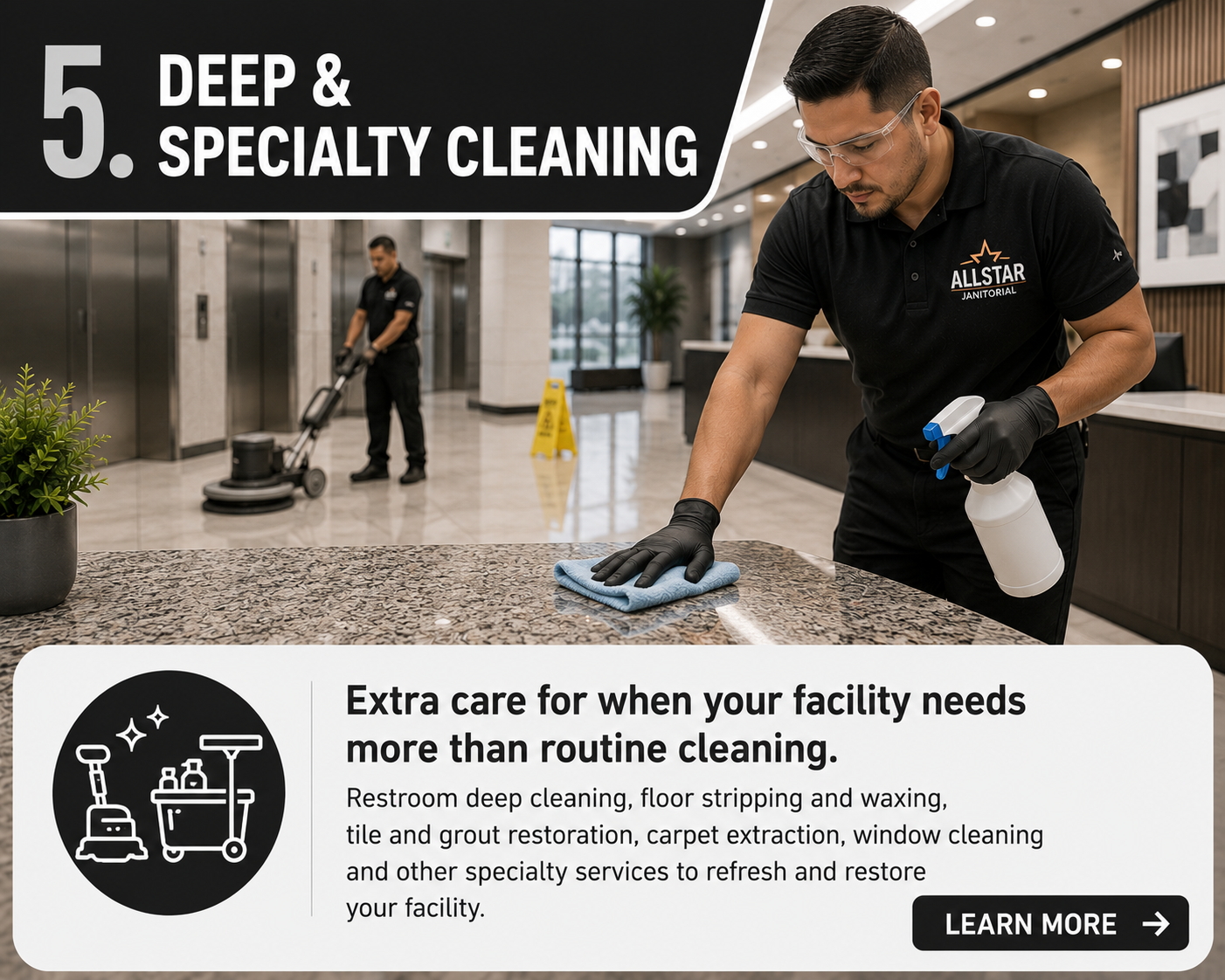 5 Deep Specialty Cleaning